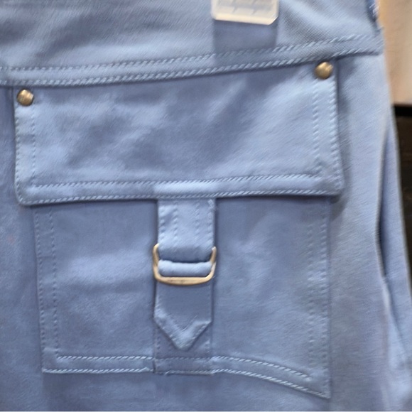 Express Blue‎ Pencil Skirt with Pockets - Picture 3 of 12